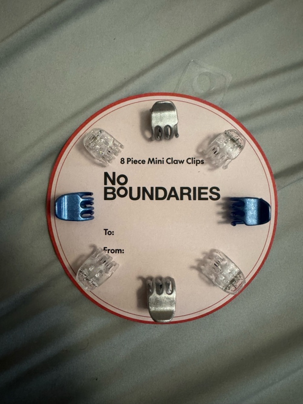 NEW No Boundaries Mini Claw Clip Set